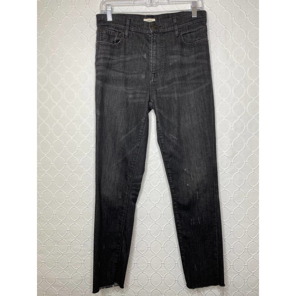 Able The High Rise Distressed Skinny Jeans Size 27